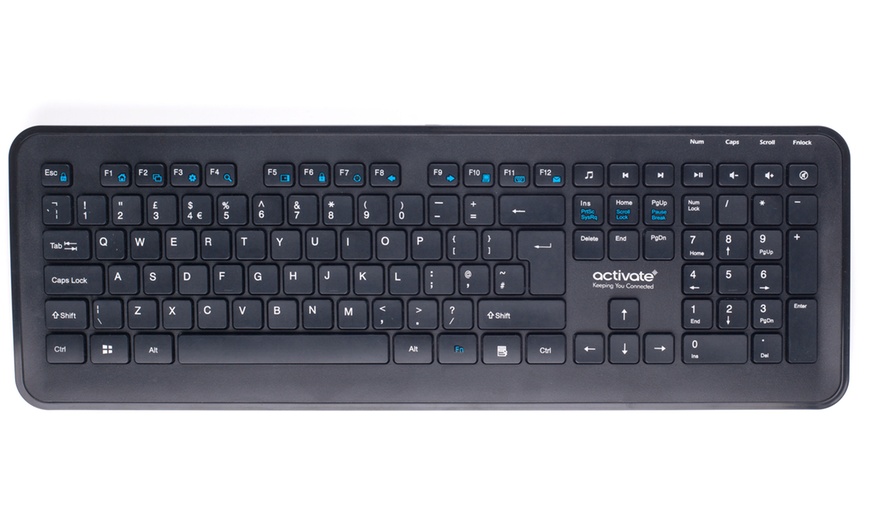 Image 4: Wireless Keyboard and Mouse Set