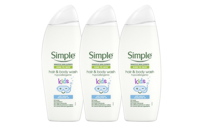 Image 2: Simple Kids' Body Wash 250ml