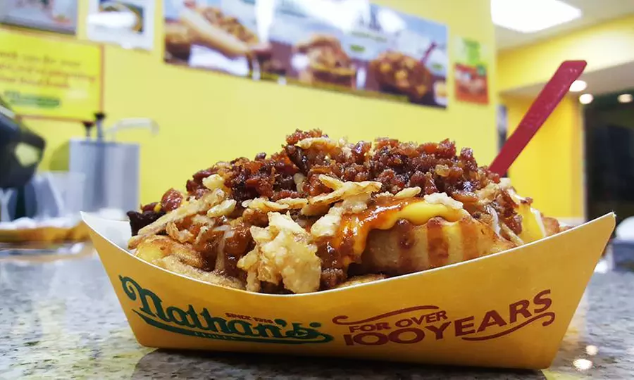 Hot Dogs, Wings, and Ice Cream at Nathan's/Just Wing It/Ashley's Ice Cream (Up to 40% Off) - Primary Image