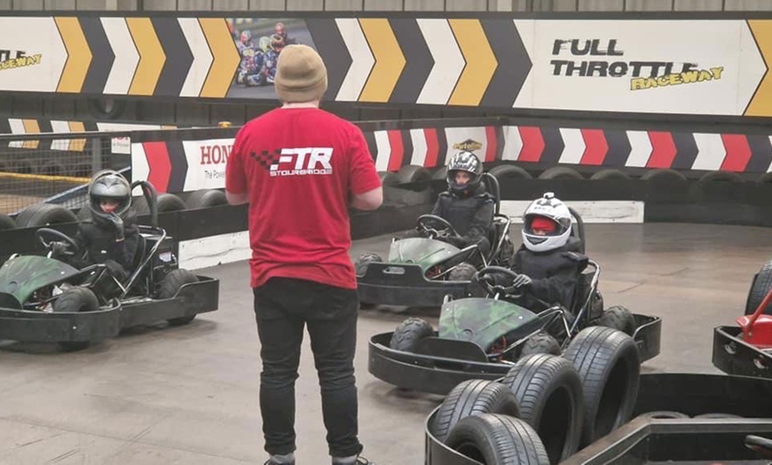 Image 2: 25-Lap Kids Go-Karting Experience at The Full Throttle Raceway