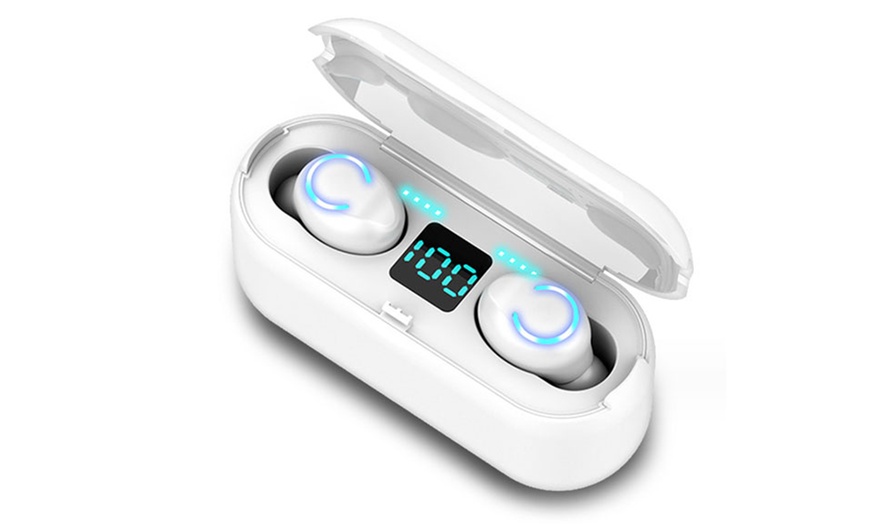 Image 3:  Bluetooth 5.2 Wireless Double Ear TWS Bluetooth Headset
