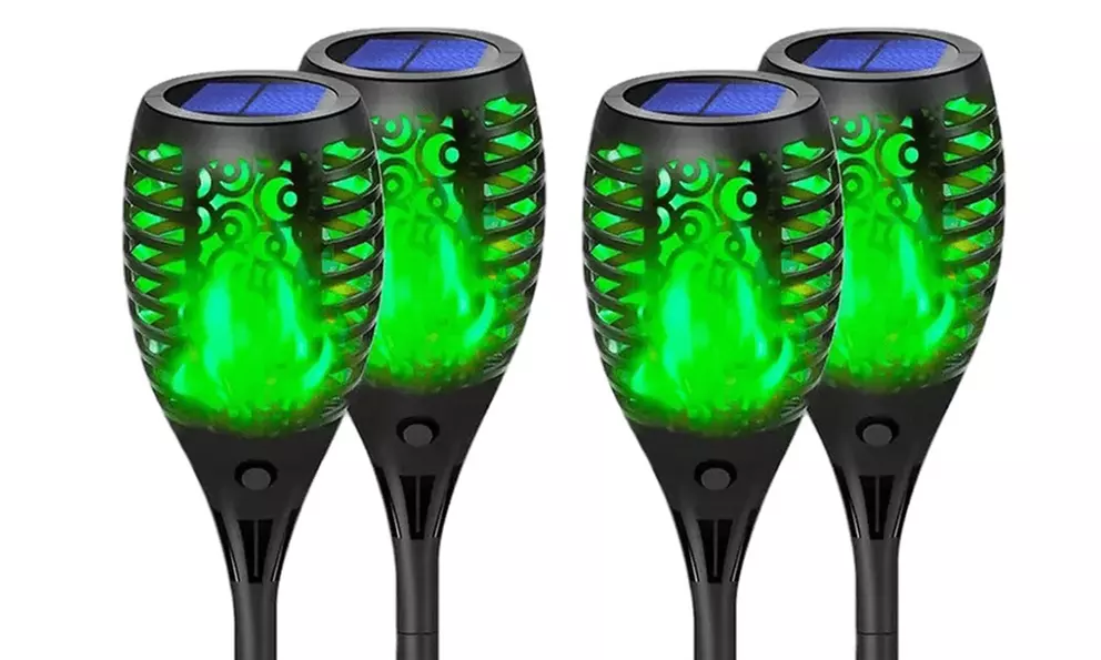 2x, 4x oder 8x Solar-Flammen-Licht