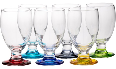 Set 6 calici Casa Collection in vetro trasparente