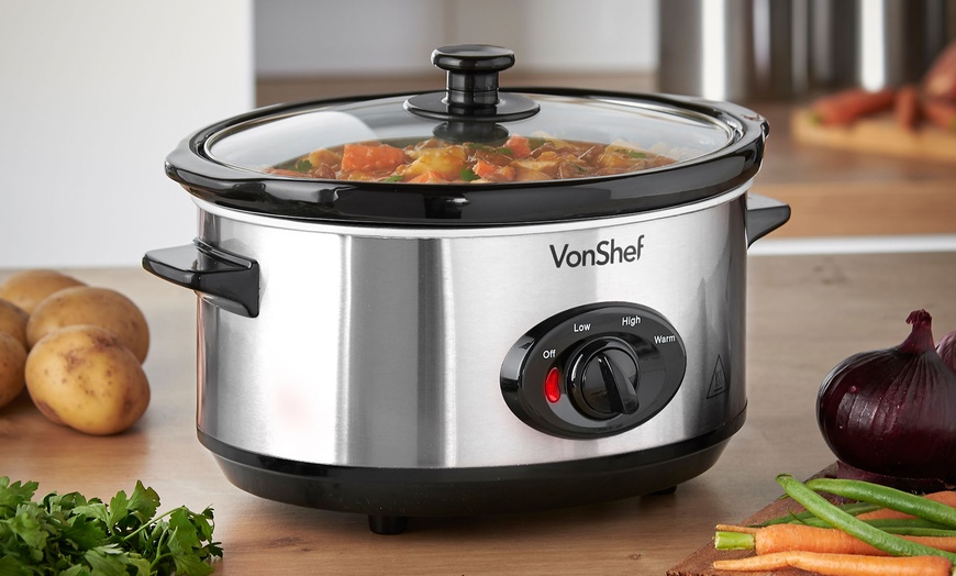 Image 4: VonShef Slow Cooker