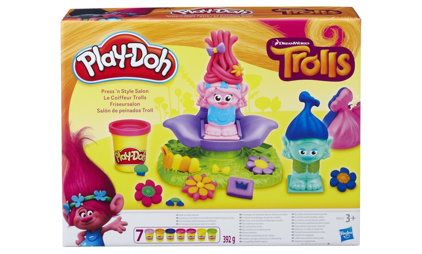 Image 3: Hasbro Play-Doh Trolls Hair Salon