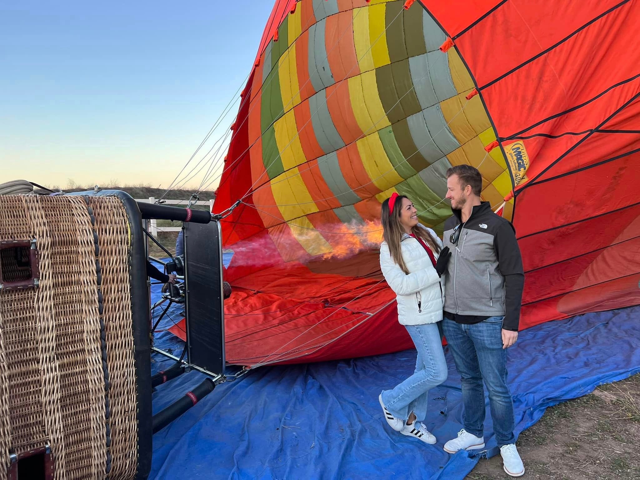 Romantic Hot Air Balloon Ride with Champagne Experience