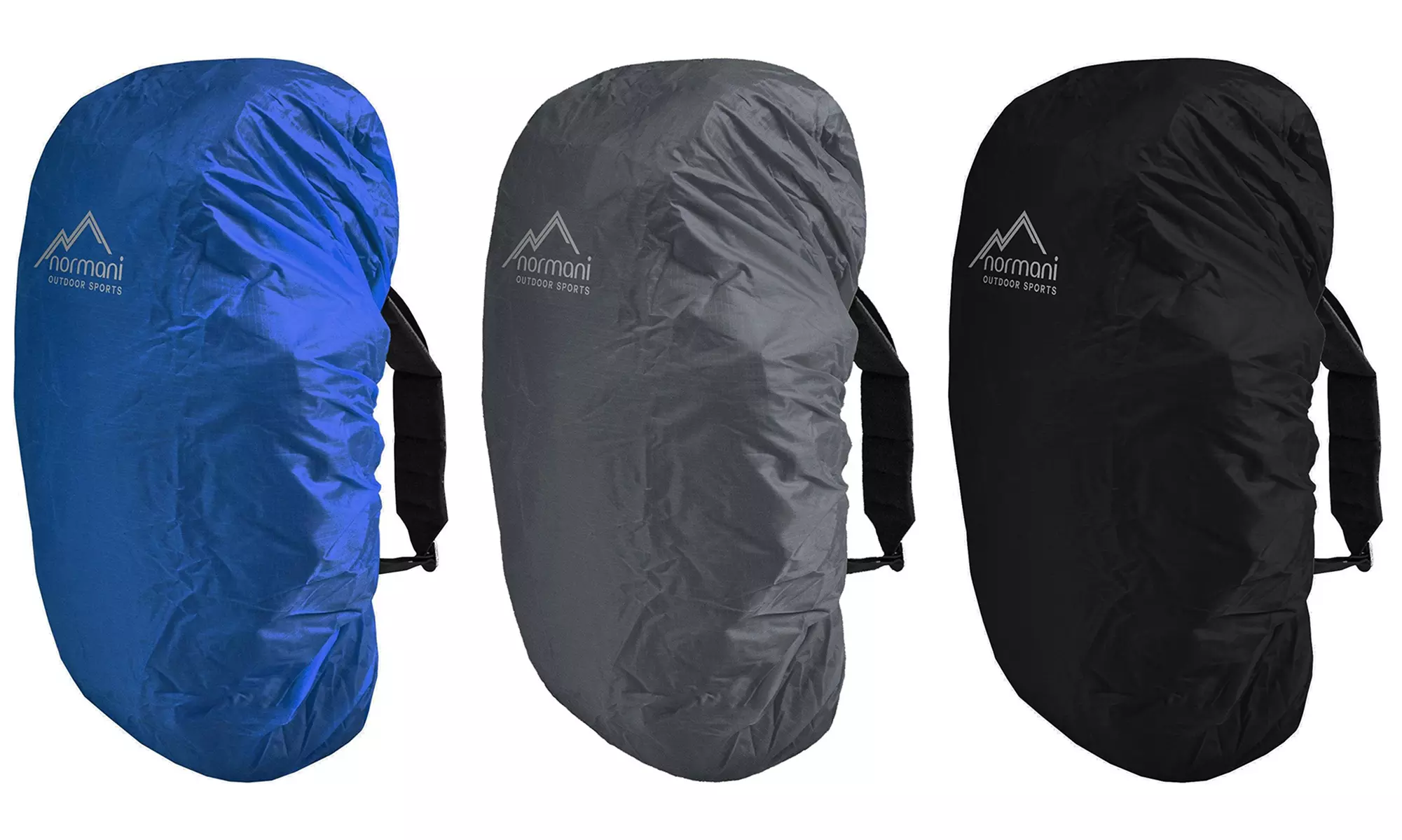 Normani wasserfester Rucksacküberzug in Schwarz, Blau oder Anthrazit - Primary Image