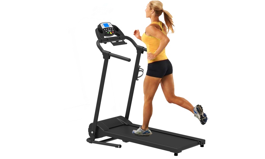 Image 4: Foldable Electric Treadmill