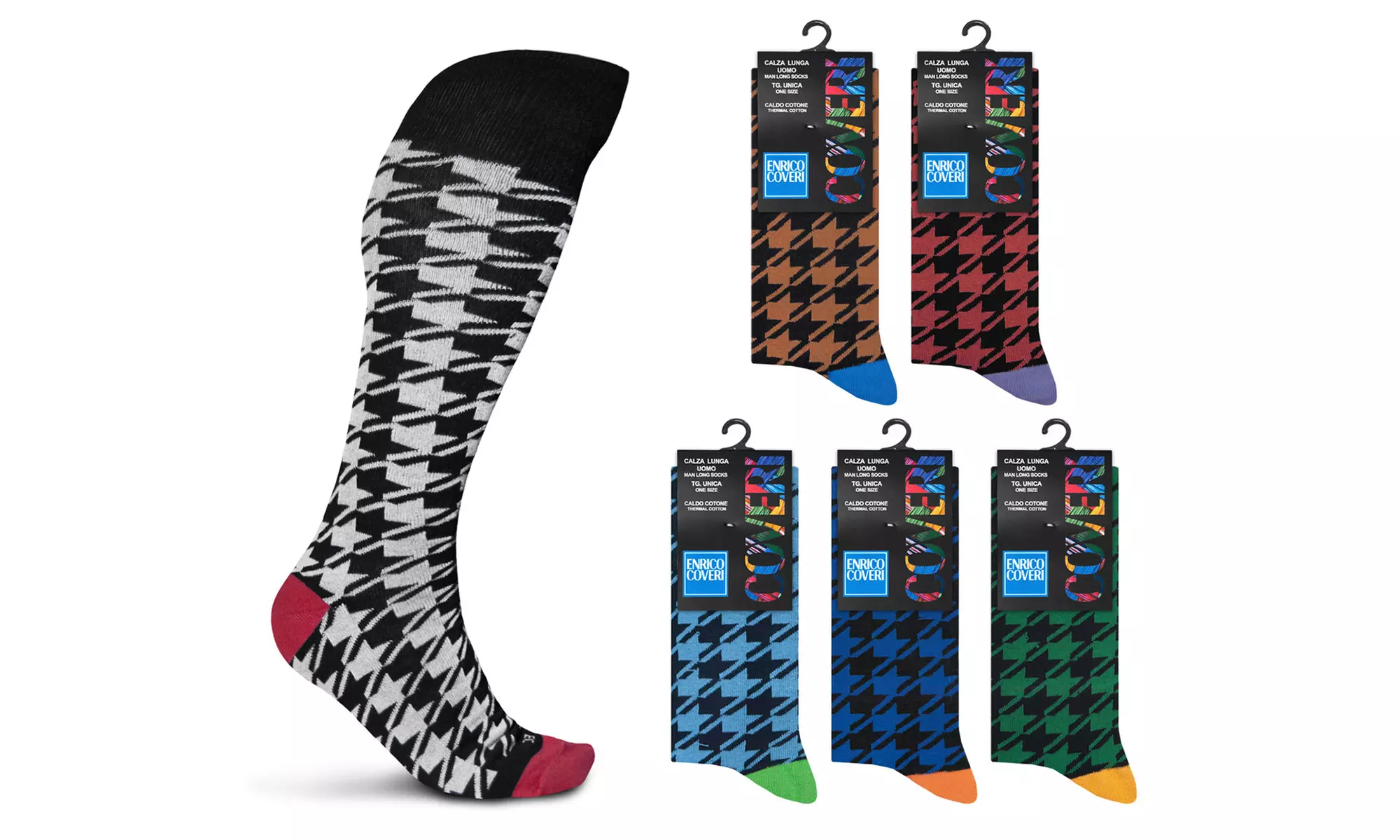 Set da 6 calze uomo Enrico Coveri