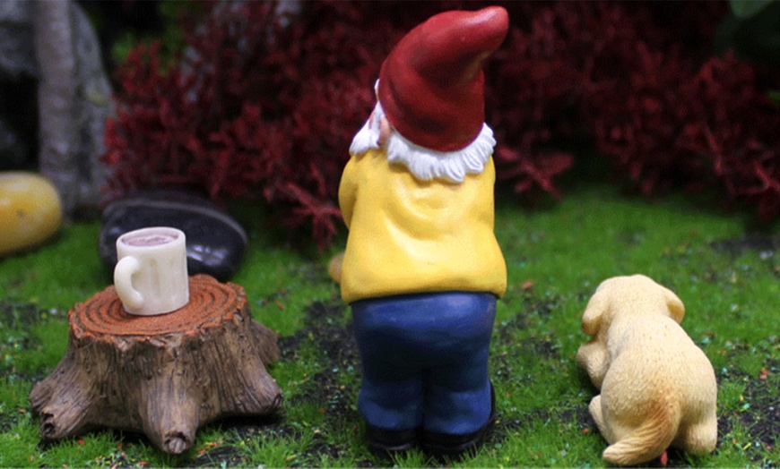 Image 2: One or Two Sets of Three-Piece Golf Gnome Ornament