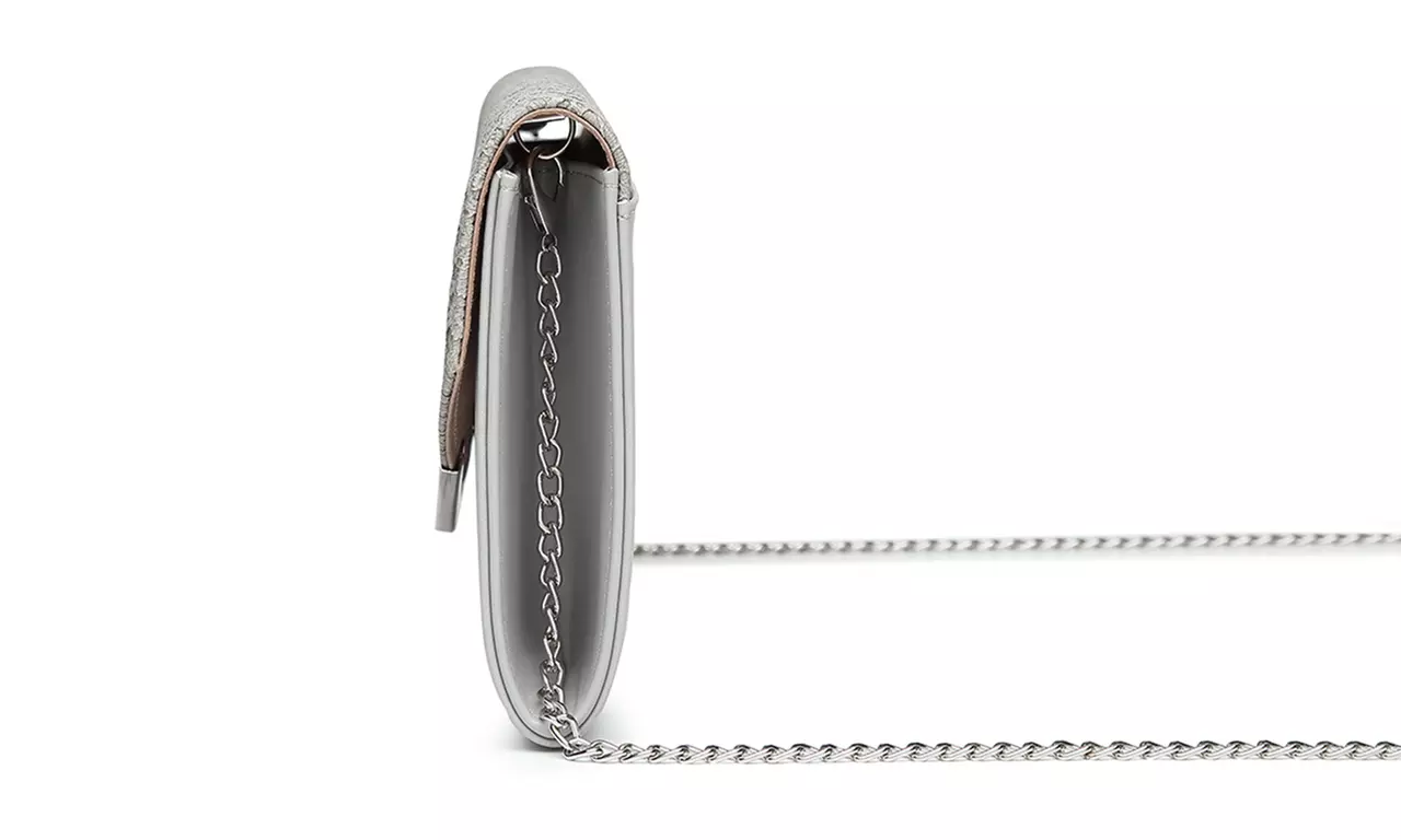 Lace-Detail Evening Clutch