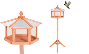 Pawhut Bird Stand Feeder