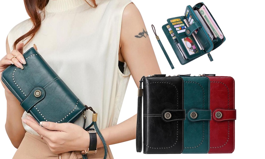 Image 1: RFID-Blocking Wallet for Women 