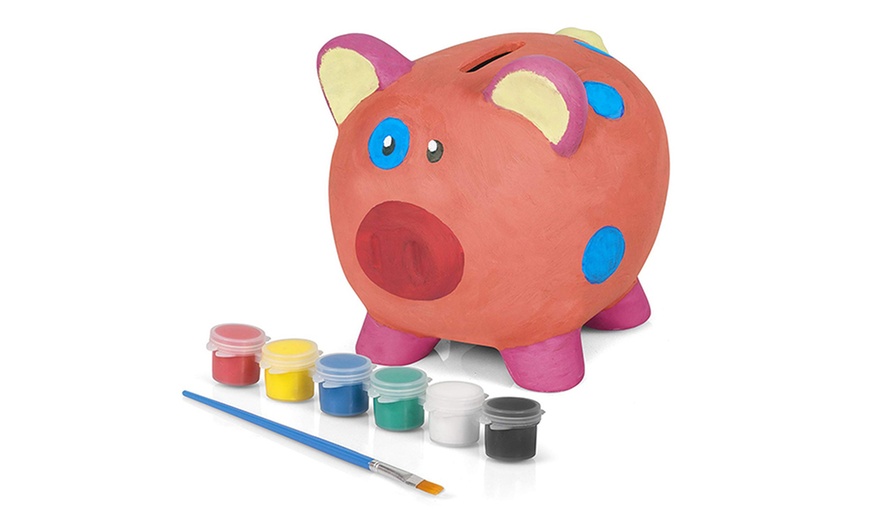 Image 4: One or Two Tobar Paint Your Own Piggy Banks