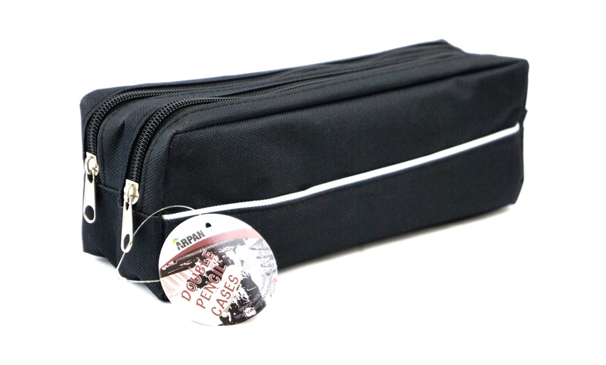 Image 10: Double-&Triple-Pocket Pencil Case