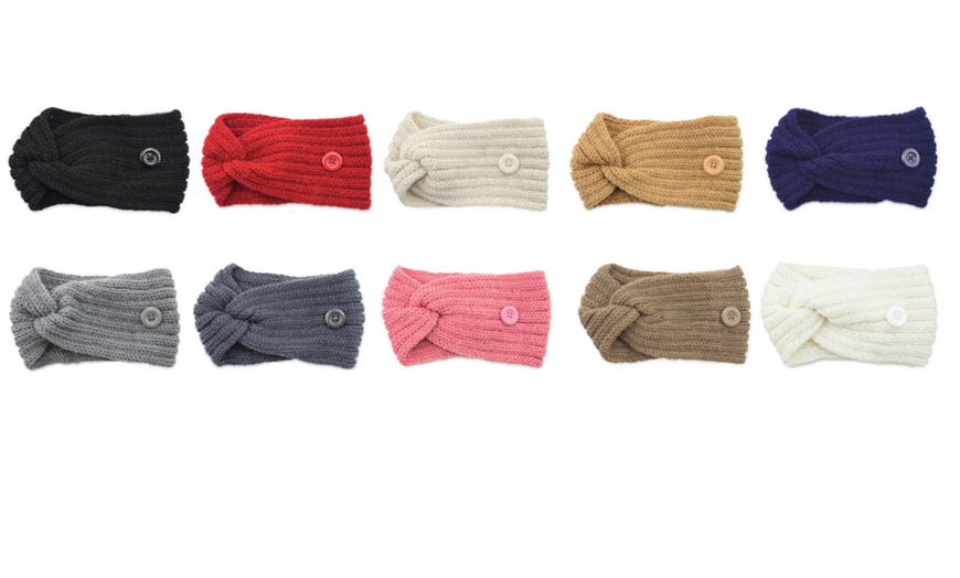 Image 13: Women's Knitted Headband