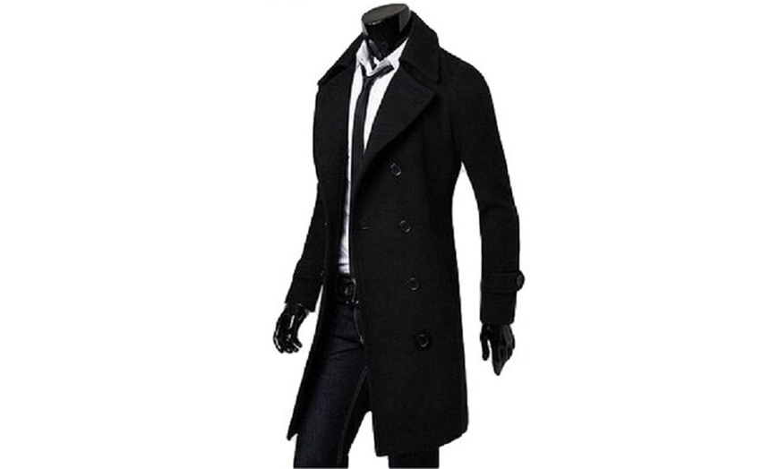 Image 2: Men's Smart Tailored Coat