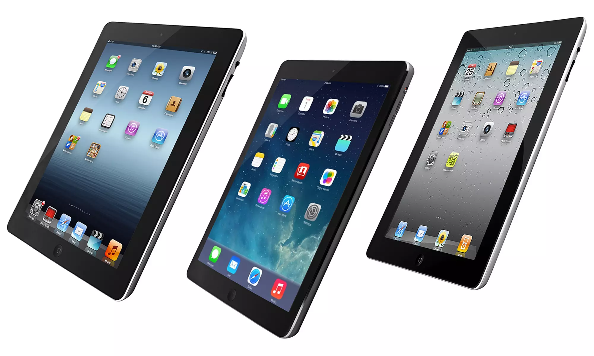 Apple iPad 2, iPad 4, or iPad Air with Apple Charging Cable and Adapter (Refurbished, Grade-A) - Primary Image