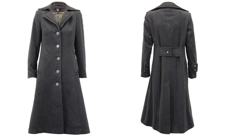 Image 3: Women's Long Cashmere Coat