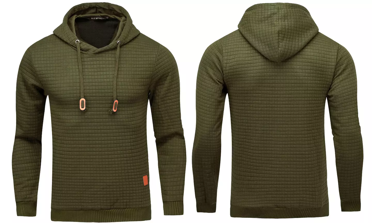 Blu Apparel Nathan Textured Hoodie