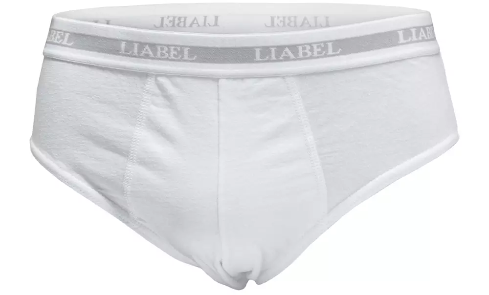 Lot de 6 sous-vêtements pour hommes en coton élastique Liabel
