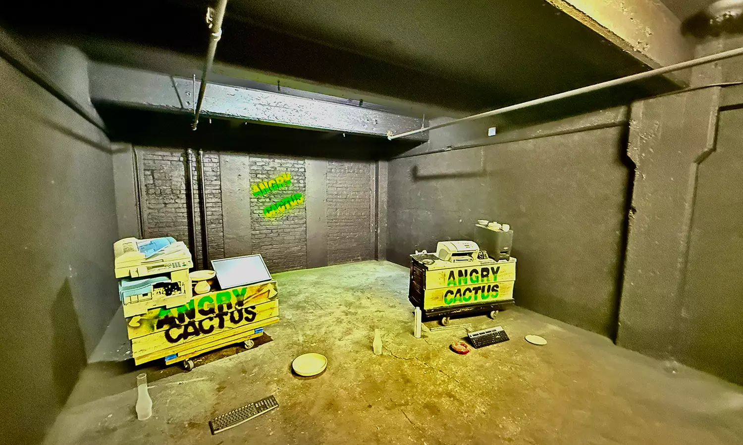 30-Minute Rage Room with optional One-Hour Axe Throwing  for 1, 2 or 3
