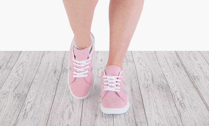 Image 6: Women's Pink or Sky Blue Trainers