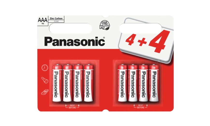 Image 1: Panasonic Zinc Carbon Batteries