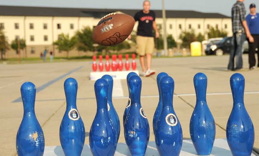 Image 1: Football Bowling