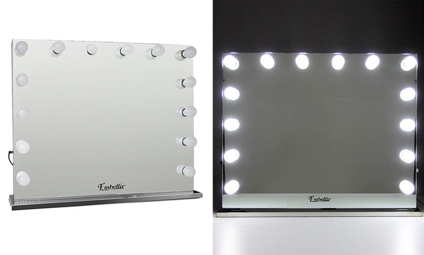 Image 5: Make-Up Mirror with LED lights