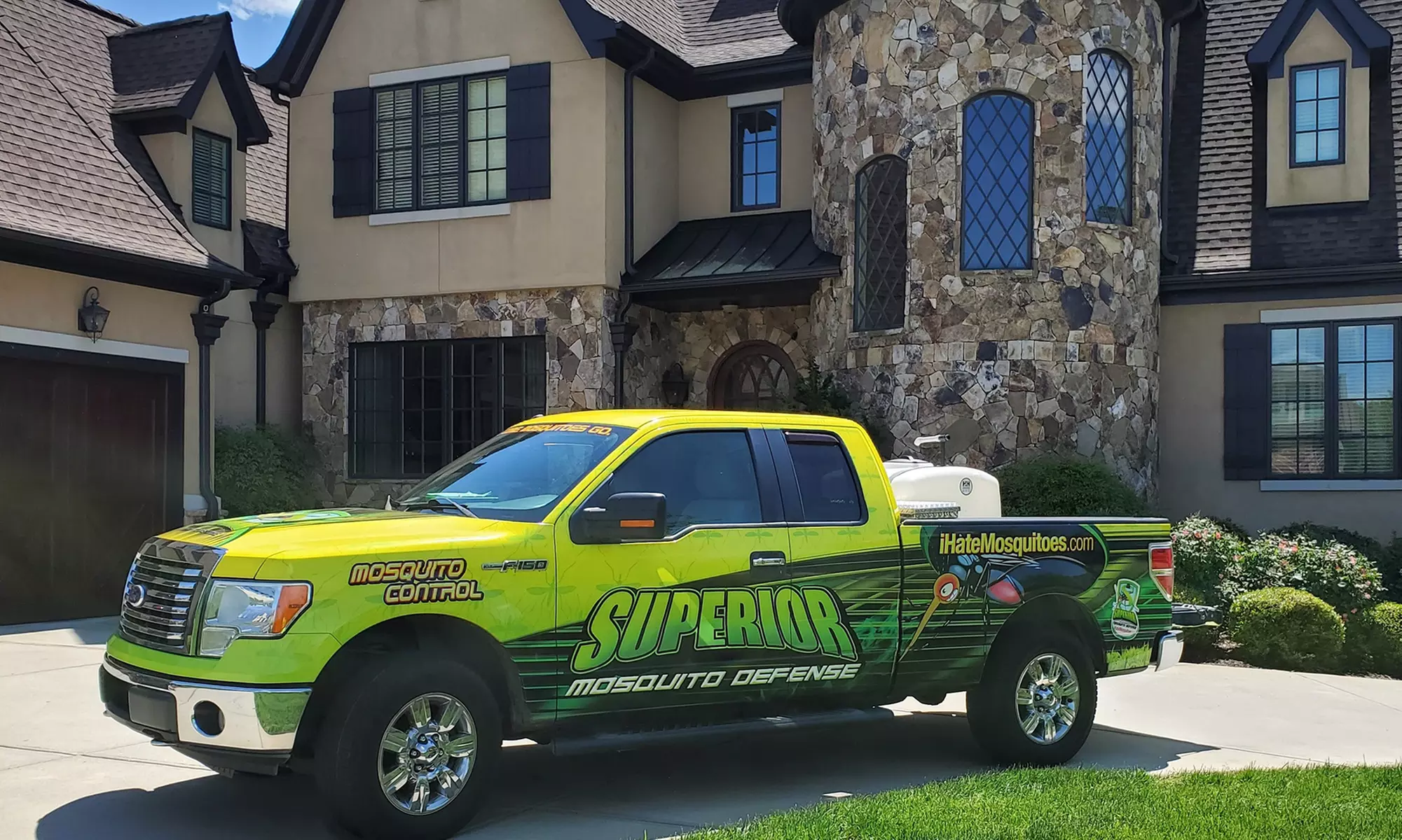 Two Mosquito Treatments (Half or Full Acre) from Superior Mosquito Defense - Primary Image