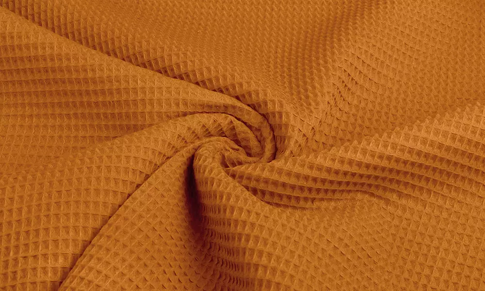 Zacht katoenen bedsprei met honingraat reliëf