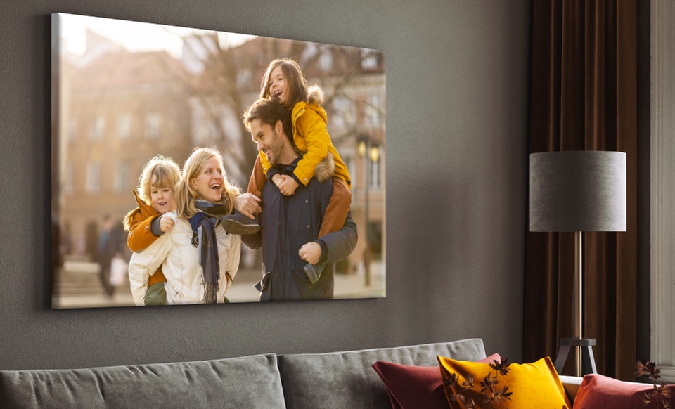 Up to 88% Off 16x12", 20x16", 36x24", or 40x30" Custom Canvas