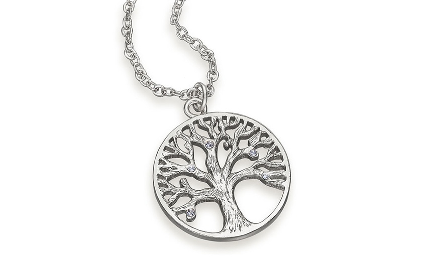 Tree of deals life swarovski necklace