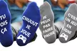 Chaussettes à message "Jeux Video", spécial Gamers - Second Medium