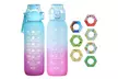 Stay Hydrated in Style: 700ml/1L Fruit-Scented Water Bottle with 7 Refreshing Fragrance Rings - Second Medium