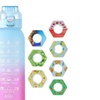 Image 7: Stay Hydrated in Style: 700ml/1L Fruit-Scented Water Bottle with 7 Refreshing Fragrance Rings