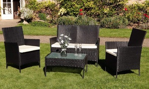 Four-Piece Rattan Furniture Set