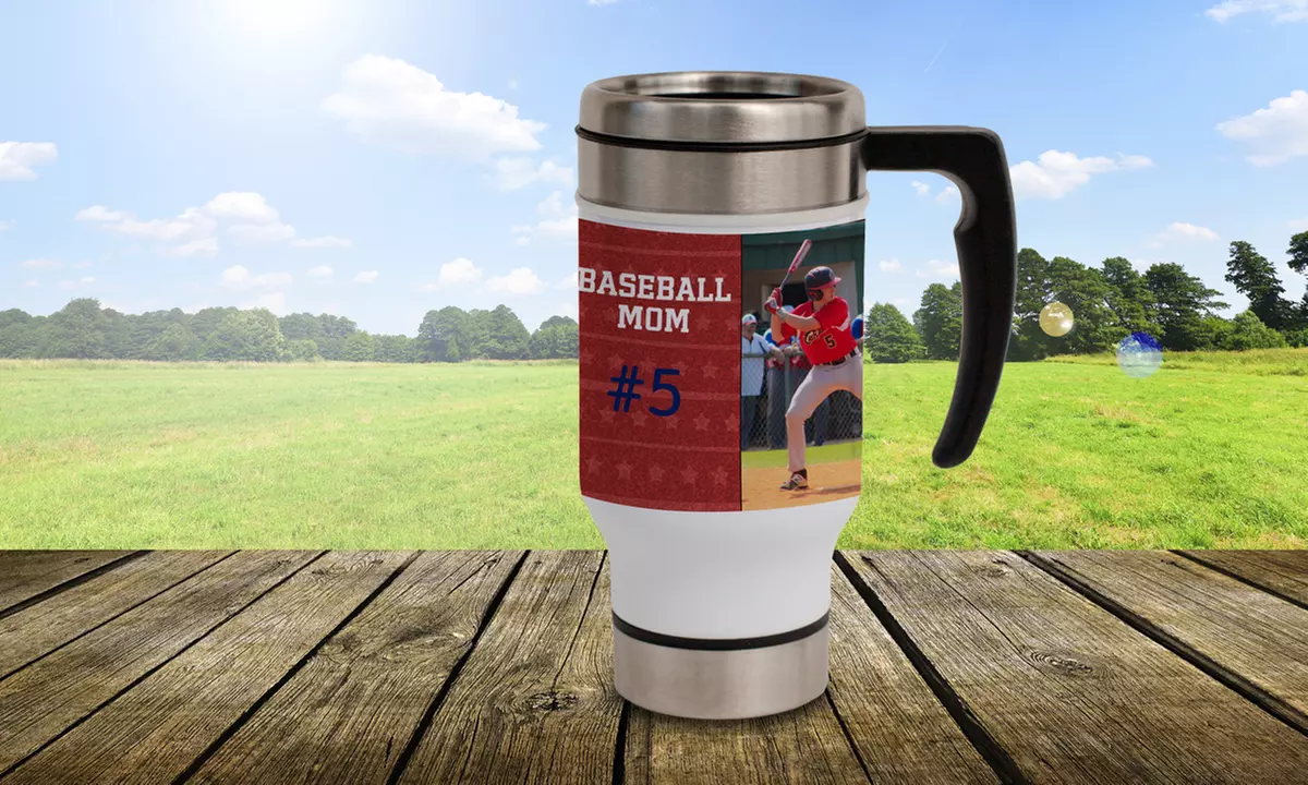 Custom Travel Mug or Tumbler from MailPix (Up to 63% Off) - Second Medium