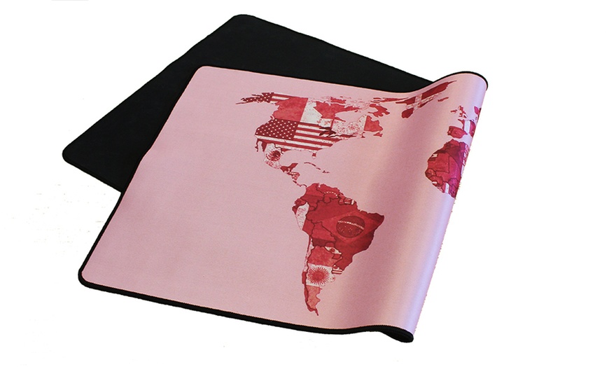 Image 11: World Map Mouse Mat Pad