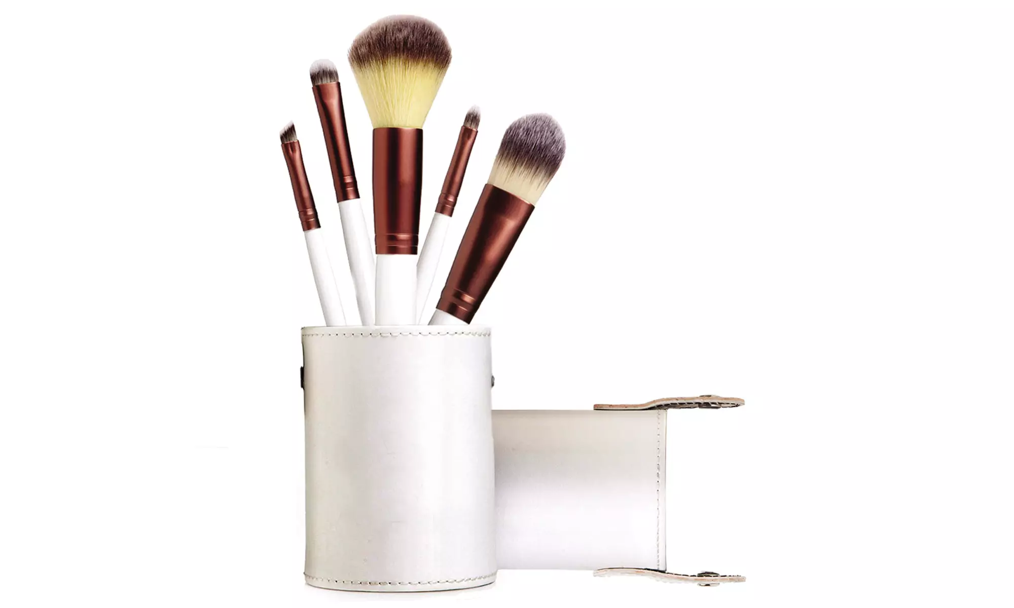 Premier Makeup Brush Set with Standing Case (6-Piece) - Second Medium
