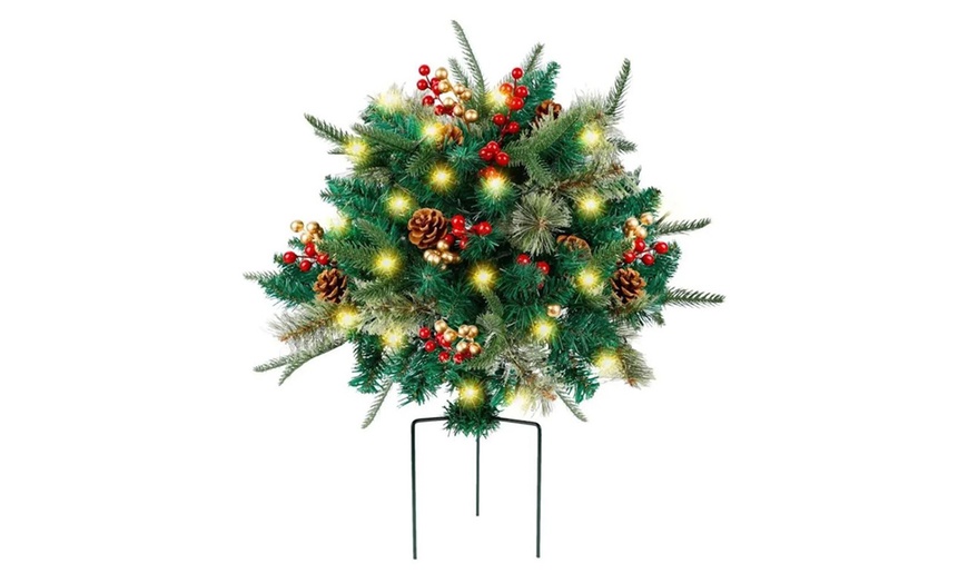 Image 2: Artificial Christmas Tree with Light