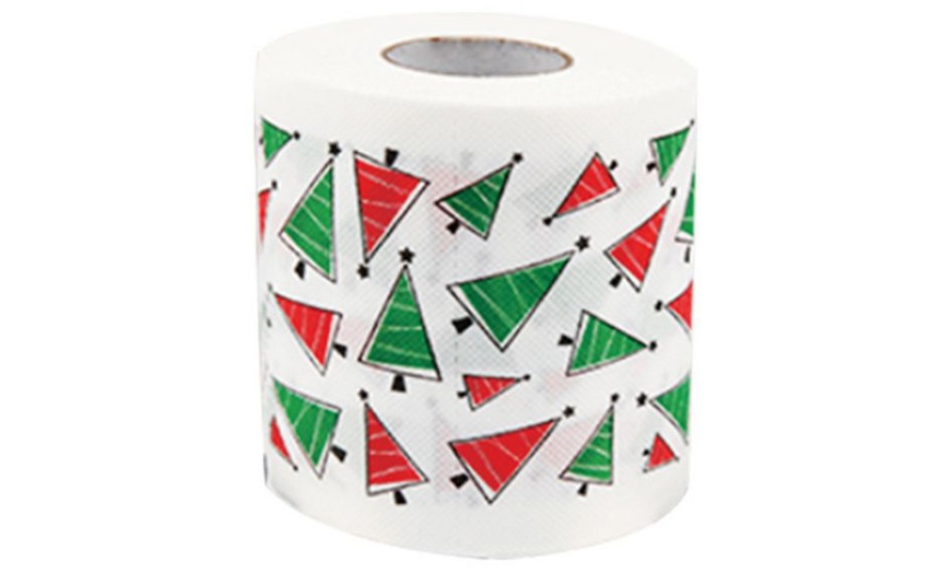 Image 8: Christmas Themed Toilet Roll Paper