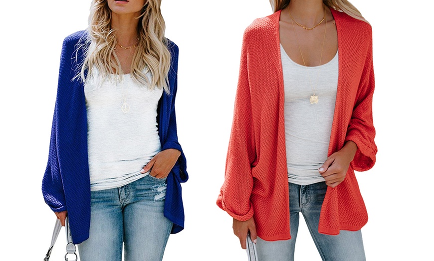 Image 14: Women's Loose Fit Cardigan