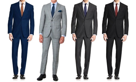 Abito sartoriale da uomo, primavera-estate, disponibili in 4 colori e varie taglie