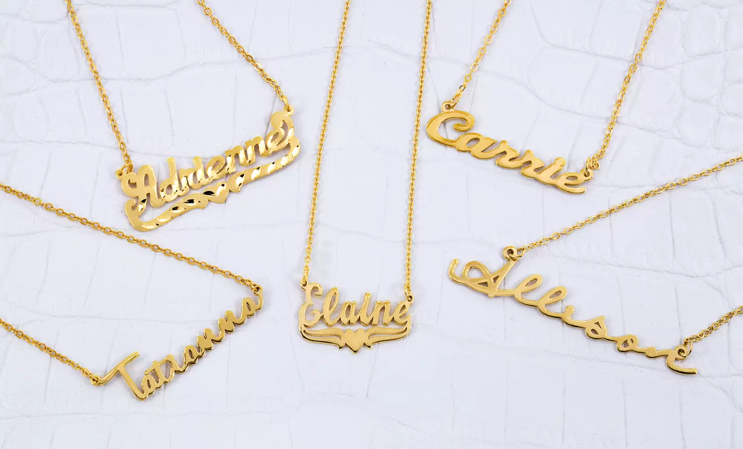 One Silver- or Gold-Plated Custom Name Necklace from MonogramHub (Up to 86% Off) - Primary Image
