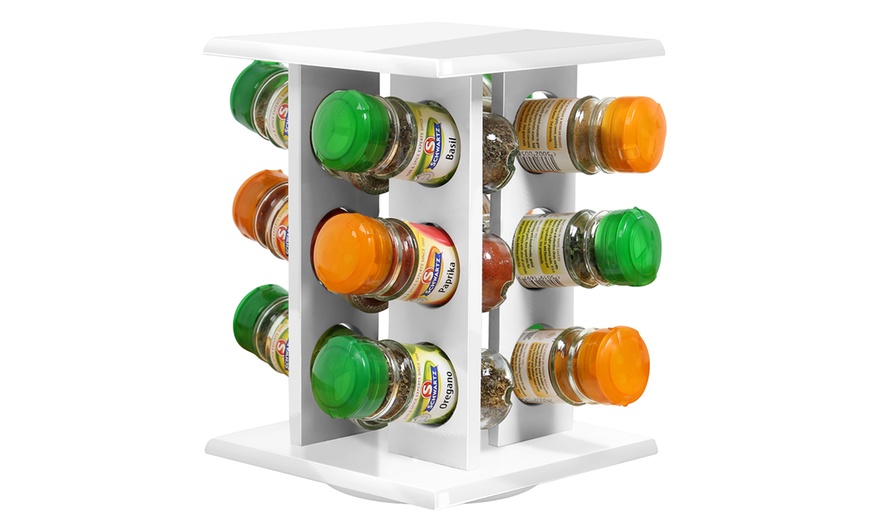 Image 5: Revolving Spice Rack with Spices