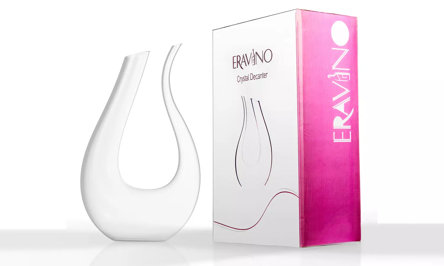 Eravino Premium Horn Crystal Wine Decanter - Second Medium