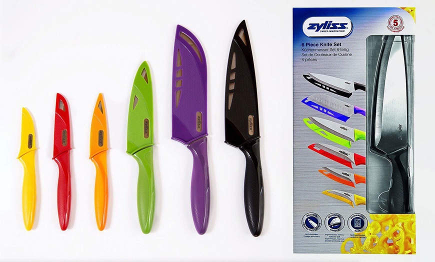 Image 1: Zyliss Six-Piece Knife Set