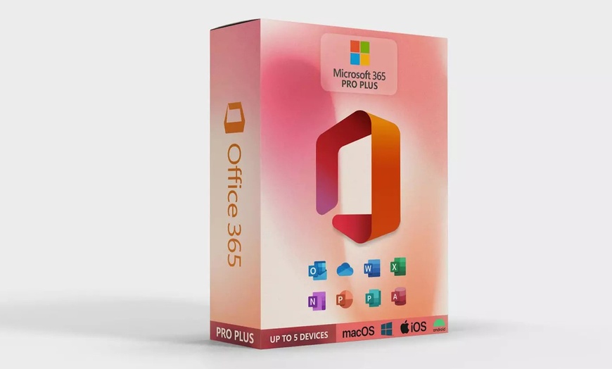 Image 1: Microsoft Office 365 Pro Plus Lifetime upto 5 Devices w/ 100GB Storage